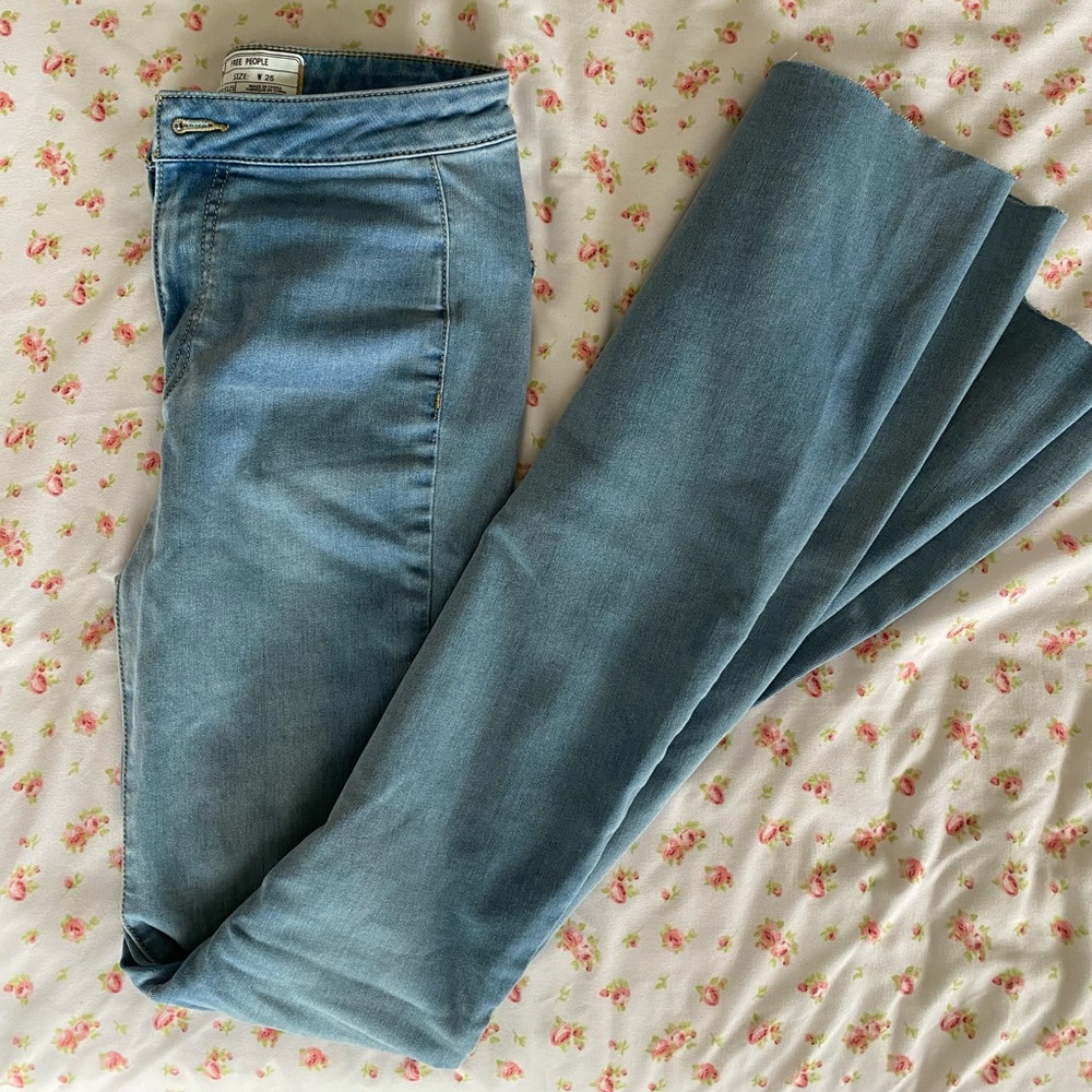 Free People “Just Float On Flare Jeans”